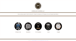 Desktop Screenshot of horologyworks.com